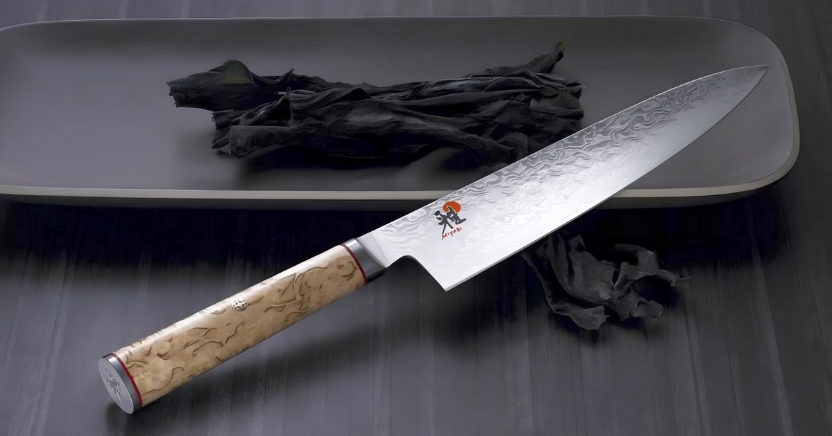 Miyabi chef knife made in Seki City, Japan