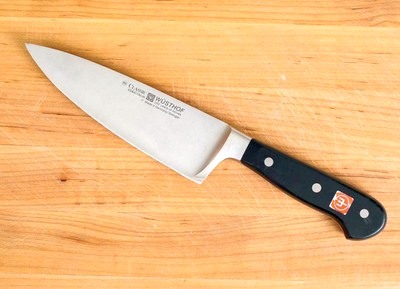 image of a classic German chef knife