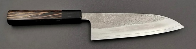 A Japanese Santoku knife made in Japan