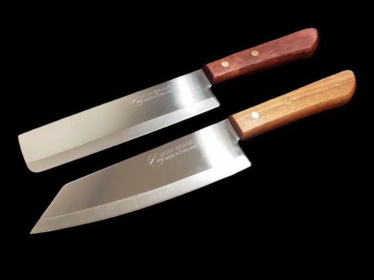 Kiwi brand kitchen knives made in Thailand