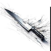 left kitchen knives swoosh